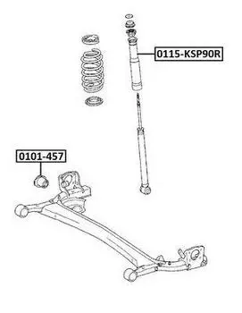 САЙЛЕНТБЛОК ЗАДНЕЙ БАЛКИ