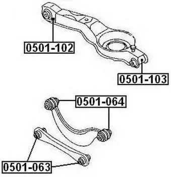 САЙЛЕНТБЛОК ЗАДНЕЙ ТЯГИ
