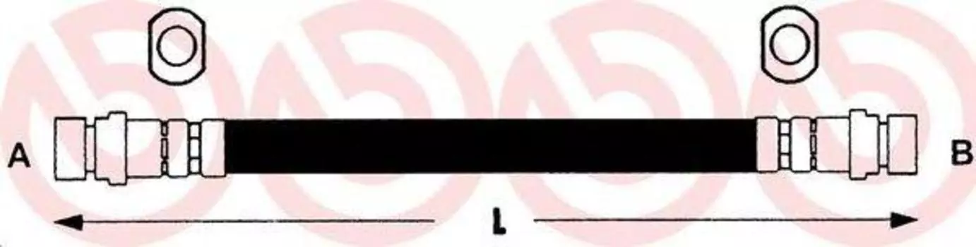 ШЛАНГ ТОРМОЗНОЙ TOYOTA RAV 4 I (SXA1) 2.0 16V CLO