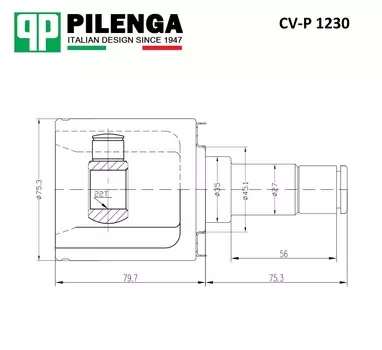 ШРУС ВНУТРЕННИЙ (КПП VAZ 21809/21827)