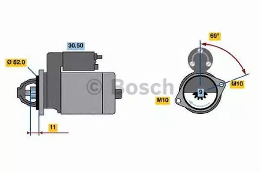 СТАРТЕР 12V, 1.4KW