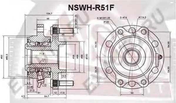 СТУПИЦА КОЛЕСА ПЕР