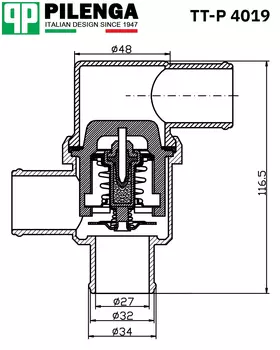 ТЕРМОСТАТ +85C (В КОРПУСЕ)