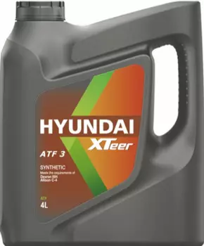 Трансмиссионное масло HYUNDAI Xteer ATF 3, 4л