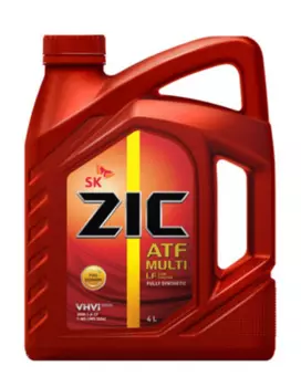 Трансмиссионное масло ZIC ATF MULTI LF, 4л