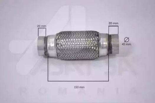 ТРУБА ГОФРИРОВАННАЯ УНИВЕРСАЛЬНАЯ 45X150
