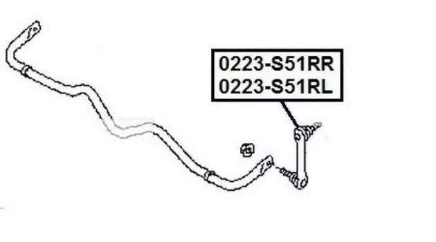 ТЯГА СТАБИЛИЗАТОРА ЗАДНЯЯ ПРАВАЯ
