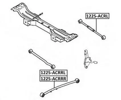 ТЯГА ЗАДНЯЯ ПОПЕРЕЧНАЯ РЕГУЛИРУЕМАЯ