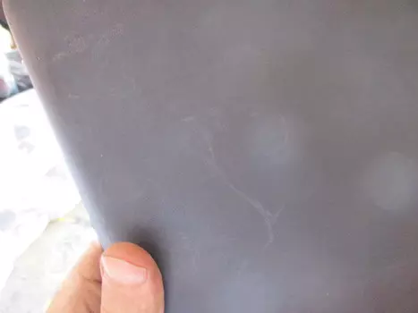 УЦЕНКА, НАКЛАДКА БАМПЕРА ЗАДНЕГО (ЮБКА) KIA SPORTAGE IV (16-), ЦАРАПИНЫ НА СТРУКТУРЕ