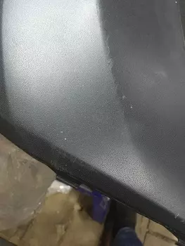 УЦЕНКА, СПОЙЛЕР ЗАДНЕГО БАМПЕРА SKODA RAPID 12-, ЦАРАПИНЫ, ПОТЕРТОСТИ