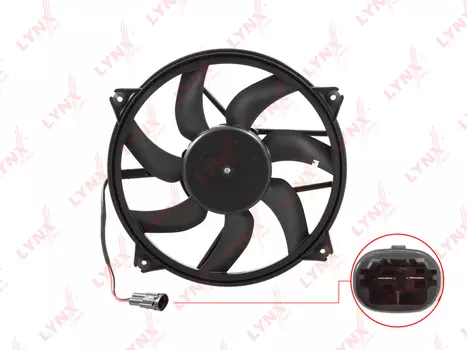 ВЕНТИЛЯТОР РАДИАТОРА CITROEN BERLINGO (B9) 1.6-1.6D 08, C4 I-II 1.2-2.0 04, DS4, DS5 1.6-2.0D 11, PE