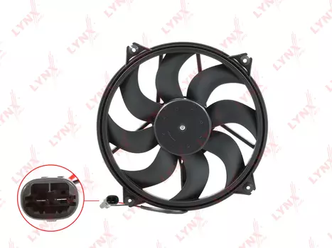 ВЕНТИЛЯТОР РАДИАТОРА CITROEN C4 I 1.4-2.0D 04, PEUGEOT 307 1.4-2.0D 00