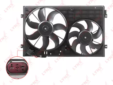 ВЕНТИЛЯТОР РАДИАТОРА С КОЖУХОМ AUDI A3 1.6-2.0D 03-12, SKODA OCTAVIA(1Z/5E) 1.4-2.0D 04-, SUPERB(3T)