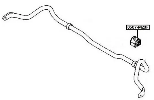 ВТУЛКА ПЕРЕДНЕГО СТАБИЛИЗАТОРА