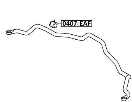 ВТУЛКА ПЕРЕДНЕГО СТАБИЛИЗАТОРА D18