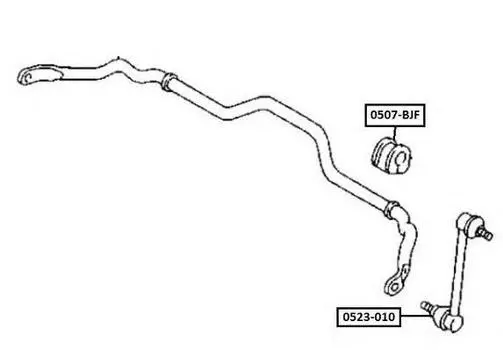 ВТУЛКА ПЕРЕДНЕГО СТАБИЛИЗАТОРА D20