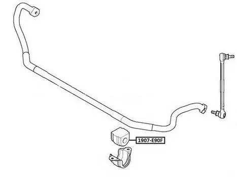 ВТУЛКА ПЕРЕДНЕГО СТАБИЛИЗАТОРА D26 5