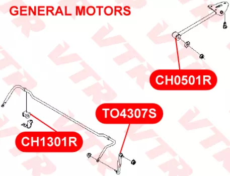 ВТУЛКА СТАБИЛИЗАТОРА ЗАДНЕЙ ПОДВЕСКИ
