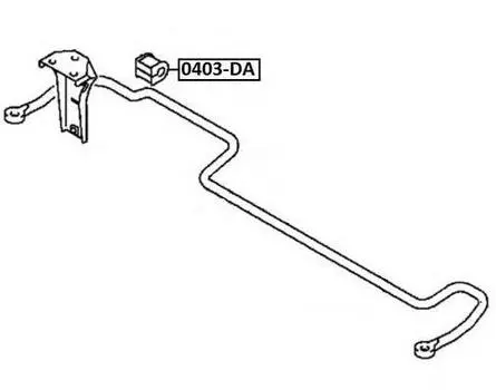 ВТУЛКА ЗАДНЕГО АМОРТИЗАТОРА