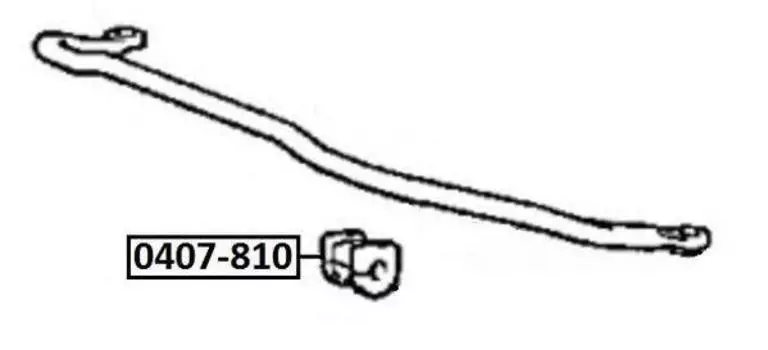 ВТУЛКА ЗАДНЕГО СТАБИЛИЗАТОРА D25