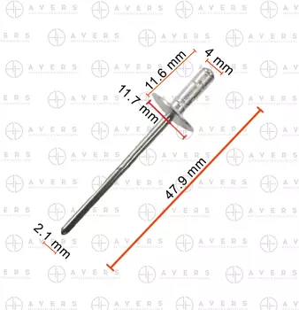 ЗАКЛЕПКА ПЕРЕДНЕГО БАМПЕРА