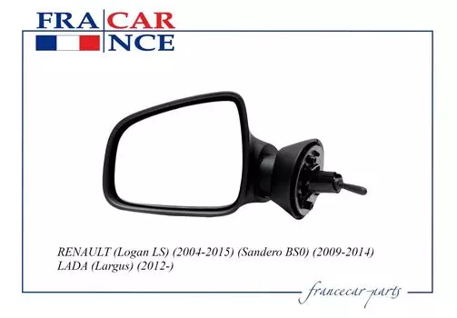 ЗЕРКАЛО ЗАДНЕГО ВИДА БОЛЬШОЕ МЕХ. ЛЕВОЕ 963023121R / FCR220035 FRANCECAR