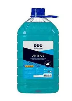 Жидкость стеклоомывателя зимняя BiBiCare -25, 3.9л