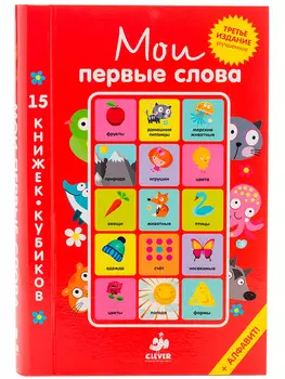 15 книжек-кубиков. Мои первые слова. Русский язык