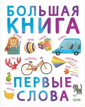 Первые книжки малыша. Большая книга. Первые слова