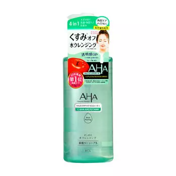 AHA Мицеллярная вода для снятия макияжа и умывания 4-в-1 с фруктовыми кислотами для сухой и чувствительной кожи, 300 мл
