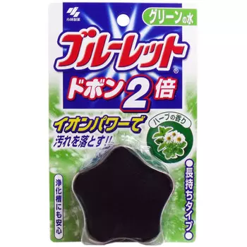 Bluelet Dobon W «Bluelet – травы» Таблетка для бачка унитаза с эффектом окрашивания воды