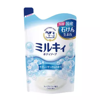 Cow Bouncia Milky Body Soap Мыло молочное для тела с аминокислотами шёлка и ароматом белых цветов, 400 мл