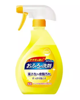 Funs Спрей-пенка чистящая для ванной комнаты с ароматом апельсина и мяты, 380 мл