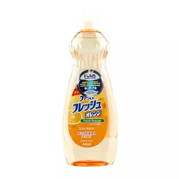 Funs Жидкость для мытья посуды свежий апельсин 600 мл