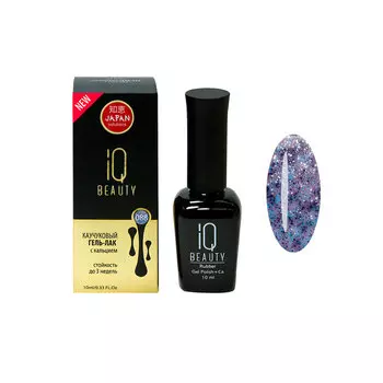 IQ BEAUTY Каучуковый гель-лак с кальцием (088 GO HOLLYWOOD Crazy Daisy) 10 мл