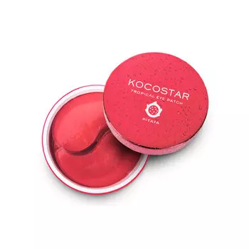 Kocostar Гидрогелевые патчи для глаз Тропические фрукты (60 патчей/30 пар) (Питахайя) 180 г