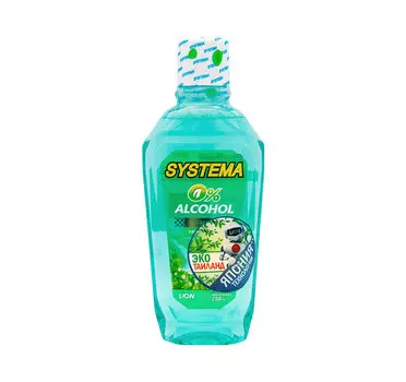 Lion Systema Ополаскиватель для полости рта "Зеленый лес", 250 мл