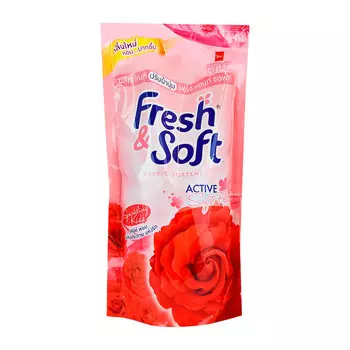 Lion Thailand Fresh&amp;Soft Кондиционер для белья парфюмированный Искристый Поцелуй, 600 мл