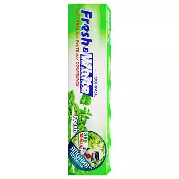 Lion Thailand Fresh &amp; White Паста зубная для защиты от кариеса прохладная мята, 160 г