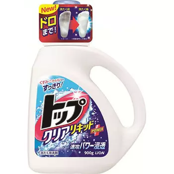 Lion Top "Сила ферментов" Clear Жидкое средство для стирки, 1кг