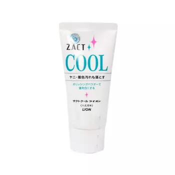 Lion Зубная паста Zact Cool с освежающим и отбеливающим эффектом для курящих ,130 г