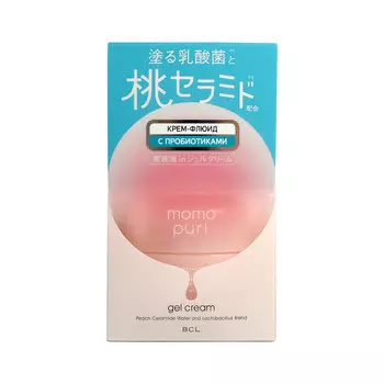 Momo Puri Крем-флюид с лактобактериями, витаминами А,C,E и керамидами Увлажнение и Упругость