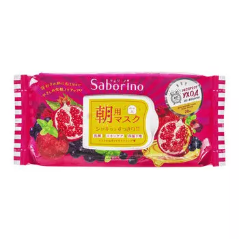 Saborino Экспресс маска для лица тканевая антивозрастная "Успей за 60 секунд"