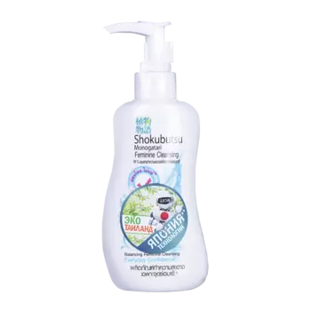 Shokubutsu Гель-пена для интимной гигиены с алоэ вера и софорой, 150 мл