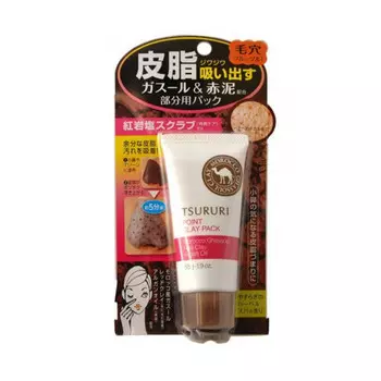 Tsururi Крем - маска для лица с глиной (для Т-зоны), 55 гр