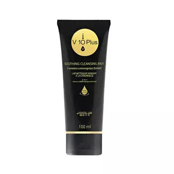 V10 Plus Успокаивающее очищающее молочко для лица