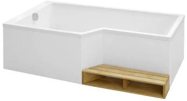 Деревянная ступень для ванны Jacob Delafon Bain Douche Neo E6D003-00