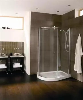 Душевой уголок Jacob Delafon Indigo 90x90 L E44R9009A-GA профиль Хром стекло прозрачное