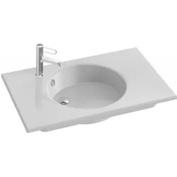 Раковина Jacob Delafon Odeon Rive Gauche 80 EXAW112-Z-00 Белая