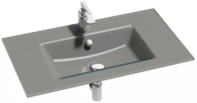 Раковина Jacob Delafon Vox 80 EB2104-DD2 Серая.